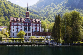 Гостиница Hotel Vitznauerhof - Lifestyle Hideaway at Lake Lucerne  Вицнау